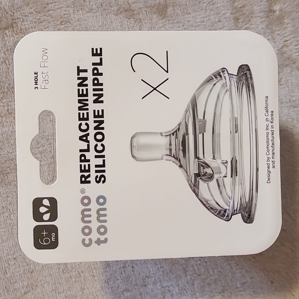 NWT - COMOTOMO fast flow nipple pack